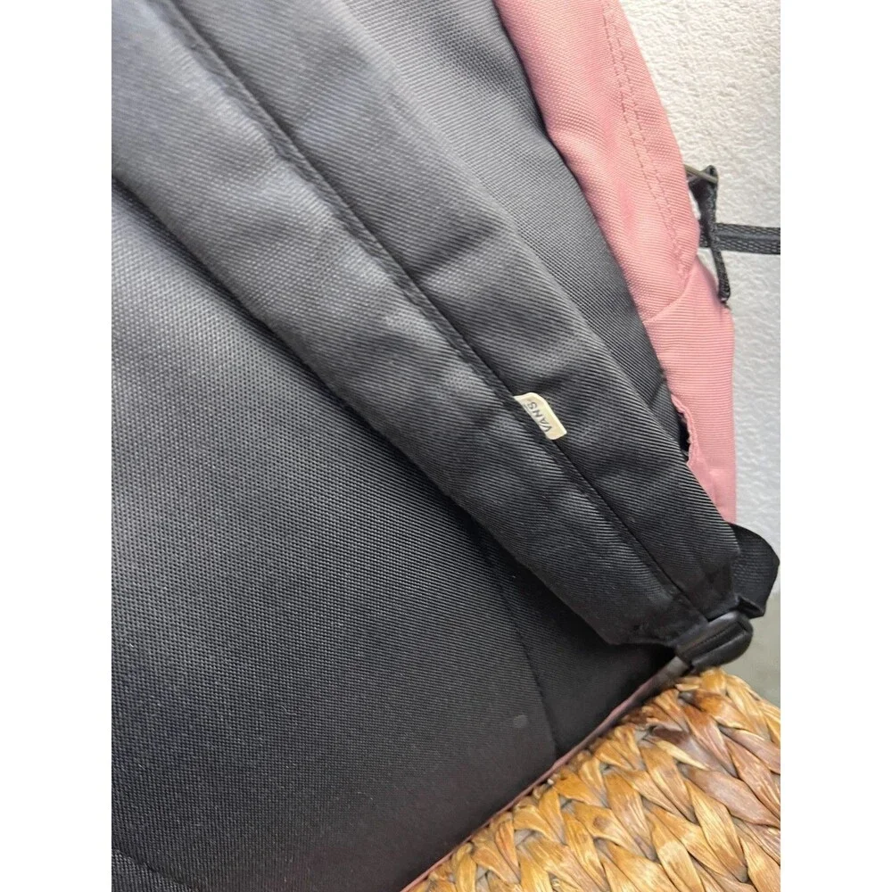 Vans Logo Backpack School Travel Bag Off The Wall Pink